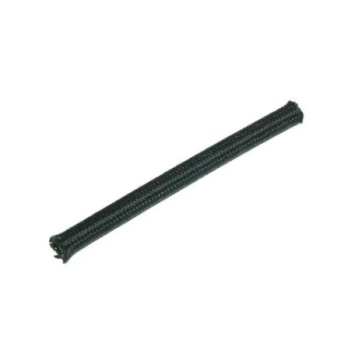 Baumwollumflochtener Isolierschlauch 4mm; schwarz